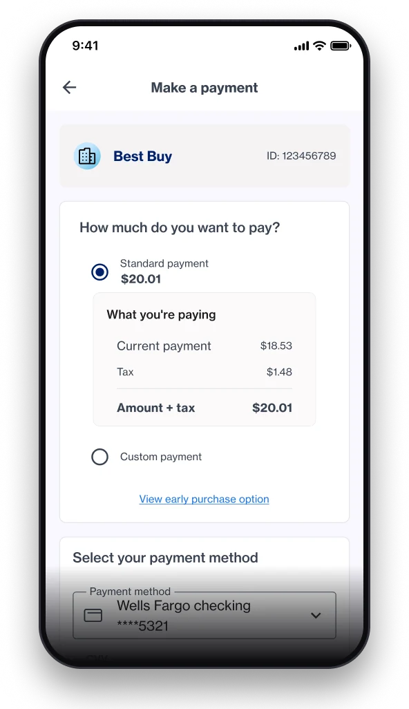 The new payment flow