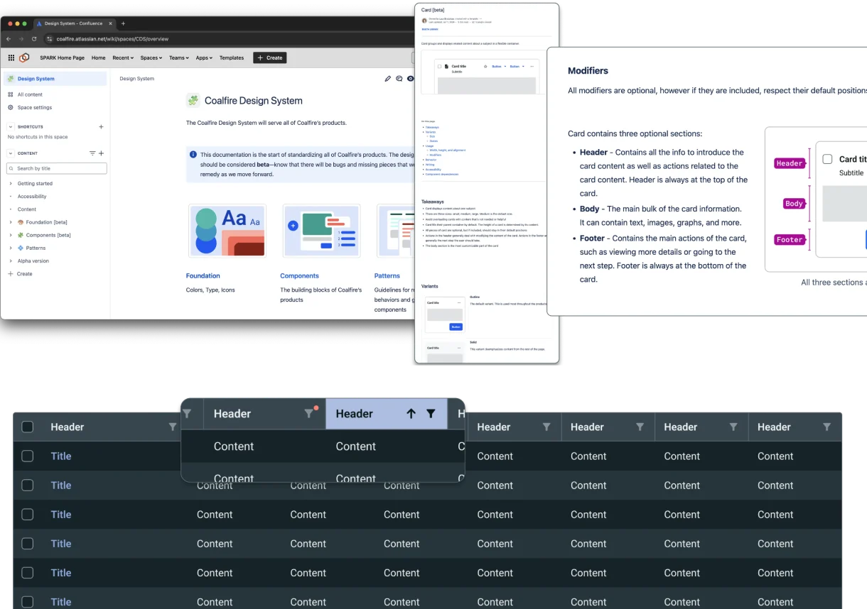 Hexeon design system: tokens, components, and documentation with dark mode